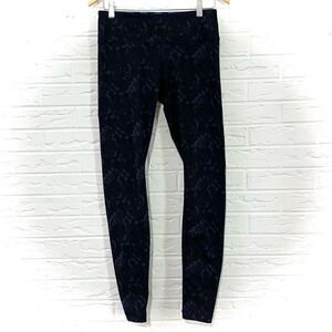 Lululemon Wunder Under Pant Beautiful Bouquet Inkwell Size 8